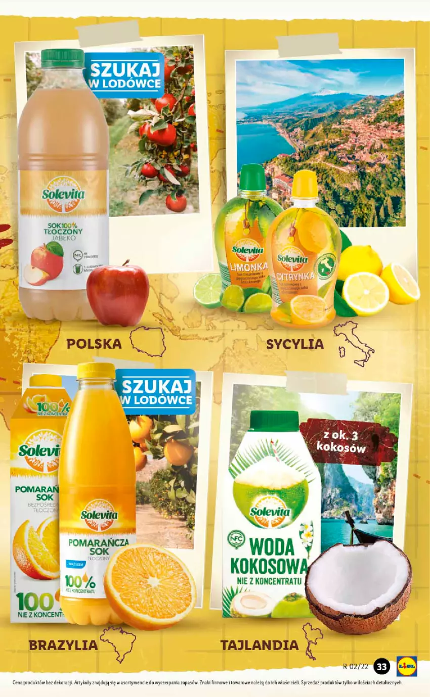 Gazetka promocyjna Lidl - GAZETKA - ważna 13.01 do 16.01.2022 - strona 33 - produkty: Sok