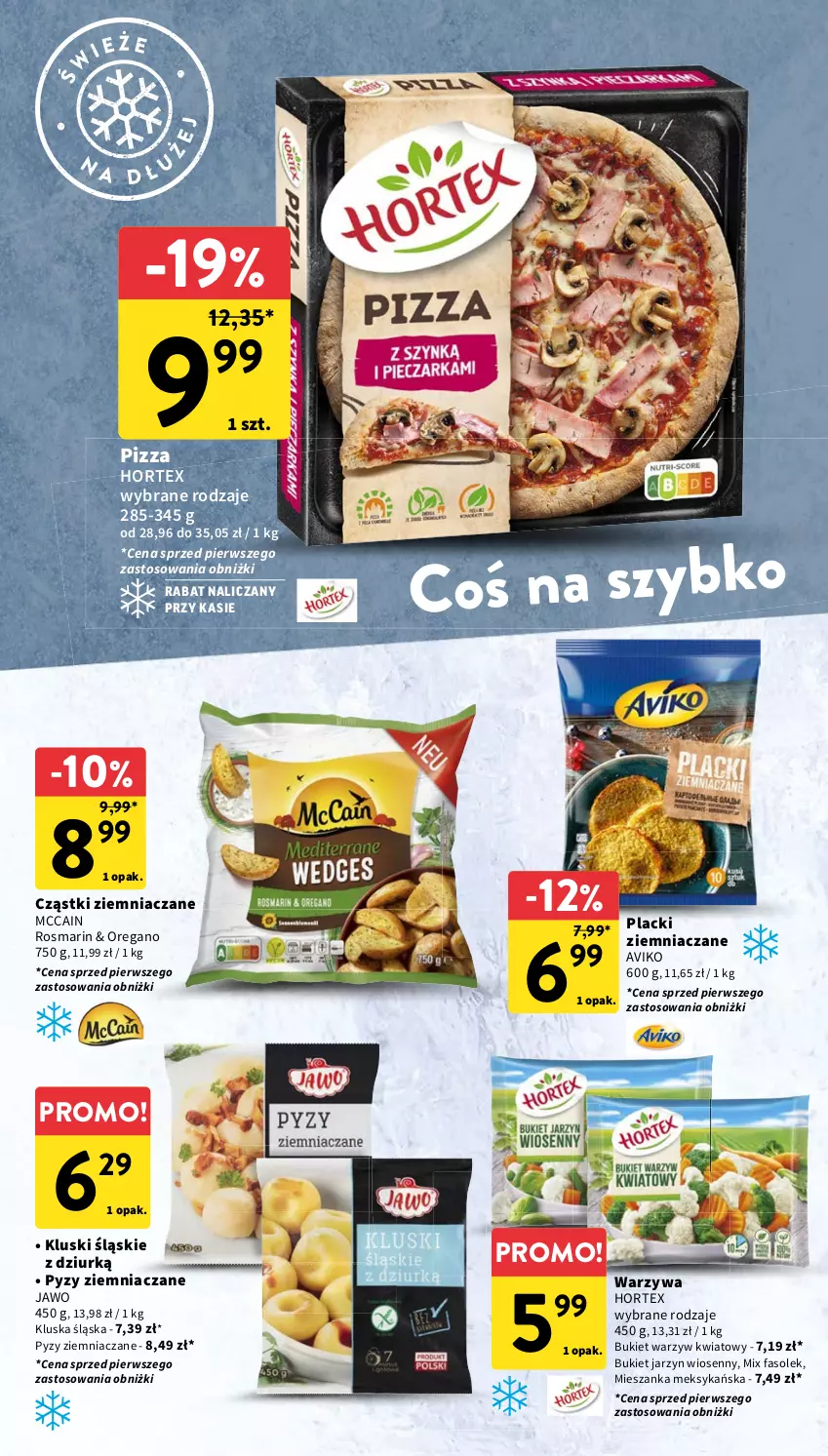 Gazetka promocyjna Intermarche - Gazetka Intermarche - ważna 19.10 do 25.10.2023 - strona 24 - produkty: Bukiet, Bukiet warzyw, Fa, Hortex, Lack, McCain, Mieszanka meksykańska, Pizza, Warzywa