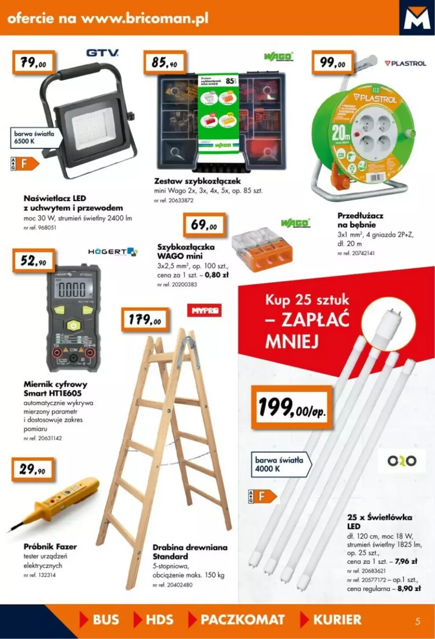 Gazetka promocyjna Bricomarche - ważna 06.11 do 19.11.2023 - strona 5 - produkty: Drabina, Fa, Miernik cyfrowy, Rum, Top