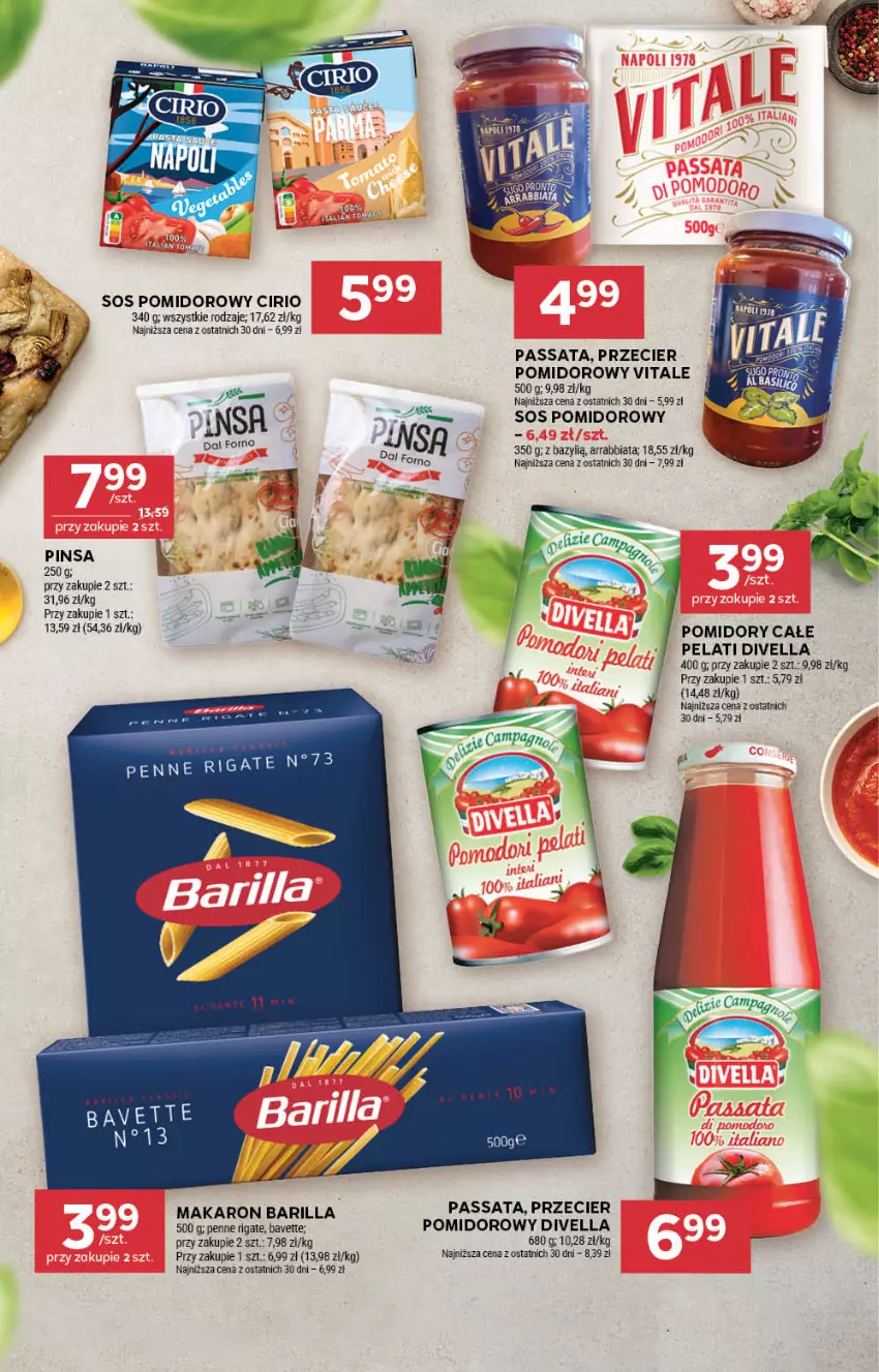 Gazetka promocyjna Stokrotka - Market - ważna 17.07 do 23.07.2025 - strona 17 - produkty: Barilla, Bazyl, Makaron, Penne, Pomidory, Sos, Sos pomidorowy