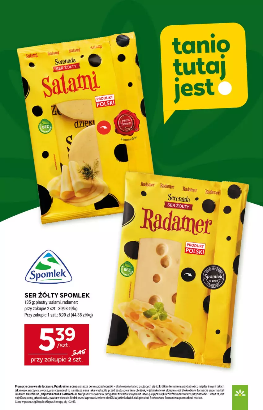Gazetka promocyjna Stokrotka - Market - ważna 17.07 do 23.07.2025 - strona 5 - produkty: Mięso, Owoce, Radamer, Salami, Ser, Warzywa