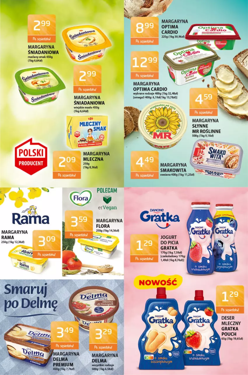 Gazetka promocyjna ABC - Gazetka - ważna 17.06 do 01.07.2021 - strona 3 - produkty: Danio, Deser, Deser mleczny, Flora, Gra, Jogurt, Margaryna, Masło, Optima, Optima Cardio, Rama, Ser, Słynne, Słynne MR Roślinne, Smakowita