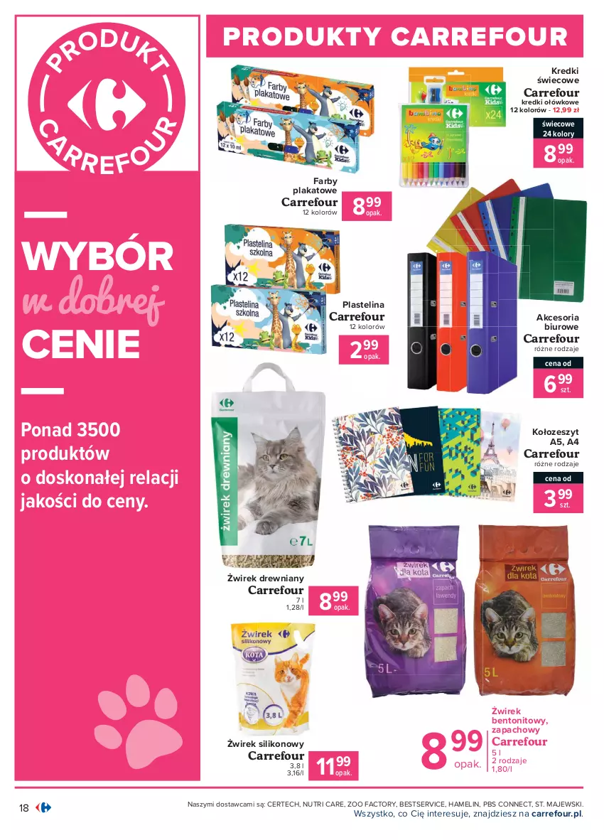 Gazetka promocyjna Carrefour - Gazetka Produkt Carregour - ważna 01.02 do 13.02.2021 - strona 18 - produkty: Biuro, Fa, Plastelina, Ser