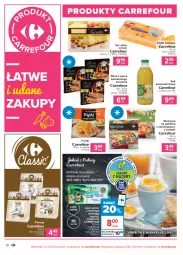 Gazetka promocyjna Carrefour - Gazetka Produkt Carregour - Gazetka - ważna od 13.02 do 13.02.2021 - strona 10 - produkty: Piec, Sok pomarańczowy, Pizza z pieca kamiennego, Pierogi, Warzywa, Sok, Ser, Jaja, Pizza, Chleb tostowy, Chleb, Frytki, Gouda