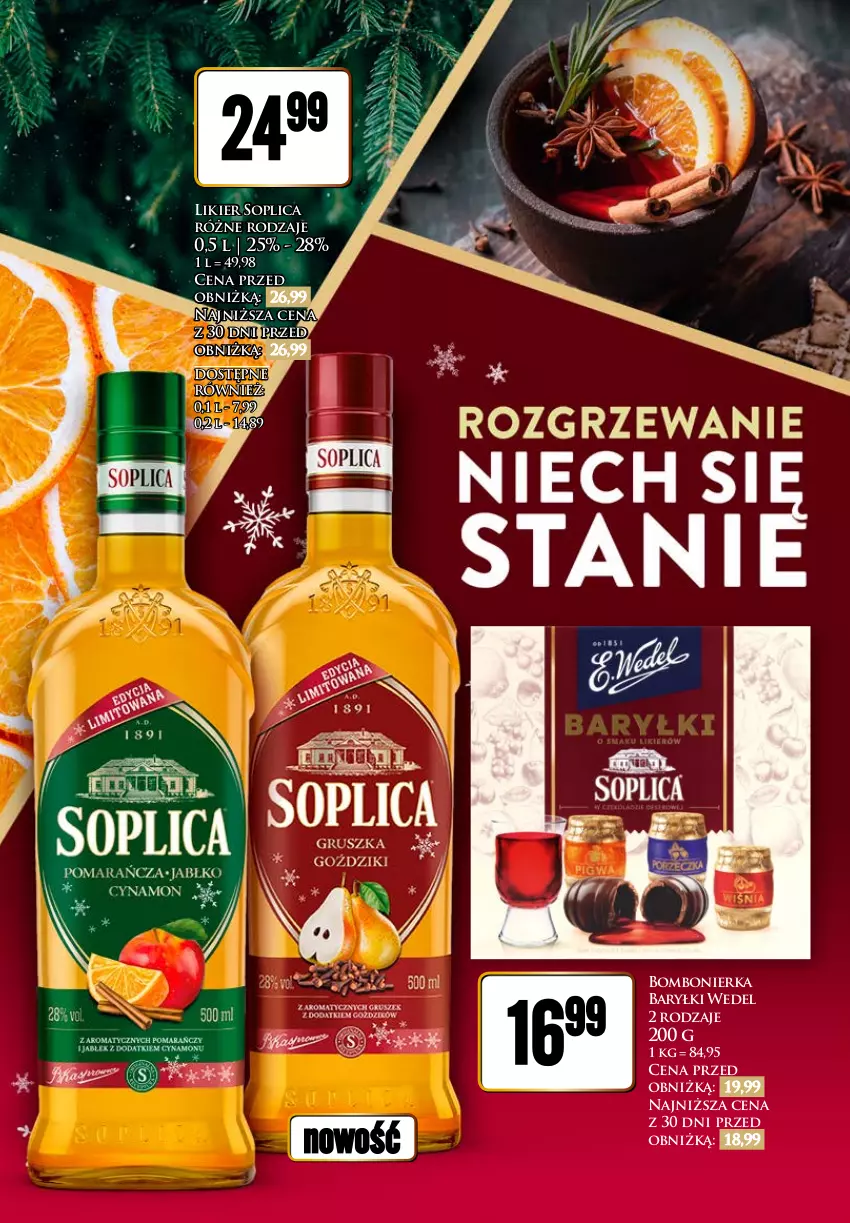 Gazetka promocyjna Dino - Katalog alkoholowy 18.12 - 30.12 - ważna 18.12 do 30.12.2023 - strona 13 - produkty: Baryłki, Likier, Soplica