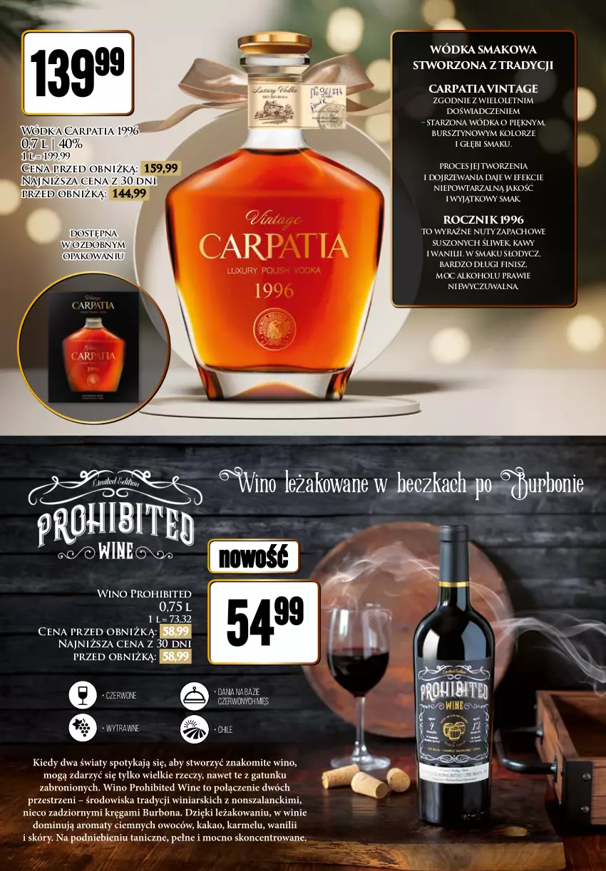 Gazetka promocyjna Dino - Katalog alkoholowy 18.12 - 30.12 - ważna 18.12 do 30.12.2023 - strona 2 - produkty: Bursztyn, Nuty, Wino, Wódka