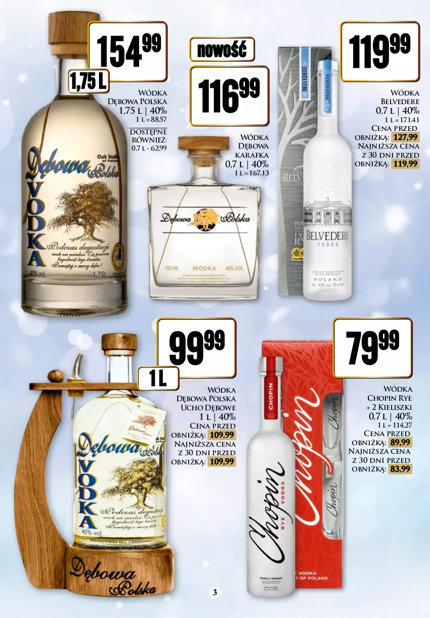 Gazetka promocyjna Dino - Katalog alkoholowy 18.12 - 30.12 - ważna 18.12 do 30.12.2023 - strona 3 - produkty: Karafka, Wódka