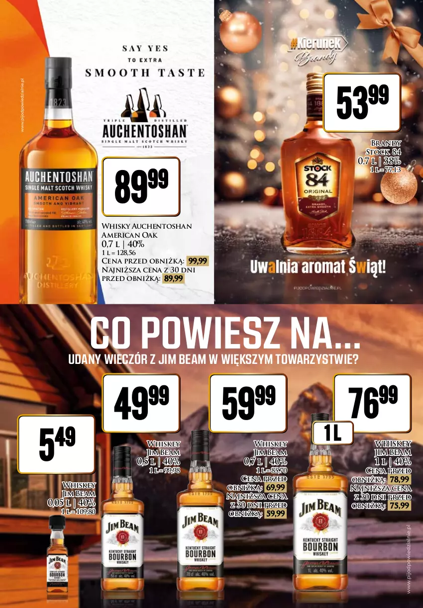 Gazetka promocyjna Dino - Katalog alkoholowy 18.12 - 30.12 - ważna 18.12 do 30.12.2023 - strona 9 - produkty: Brandy, Jim Beam, Stock, Whiskey, Whisky