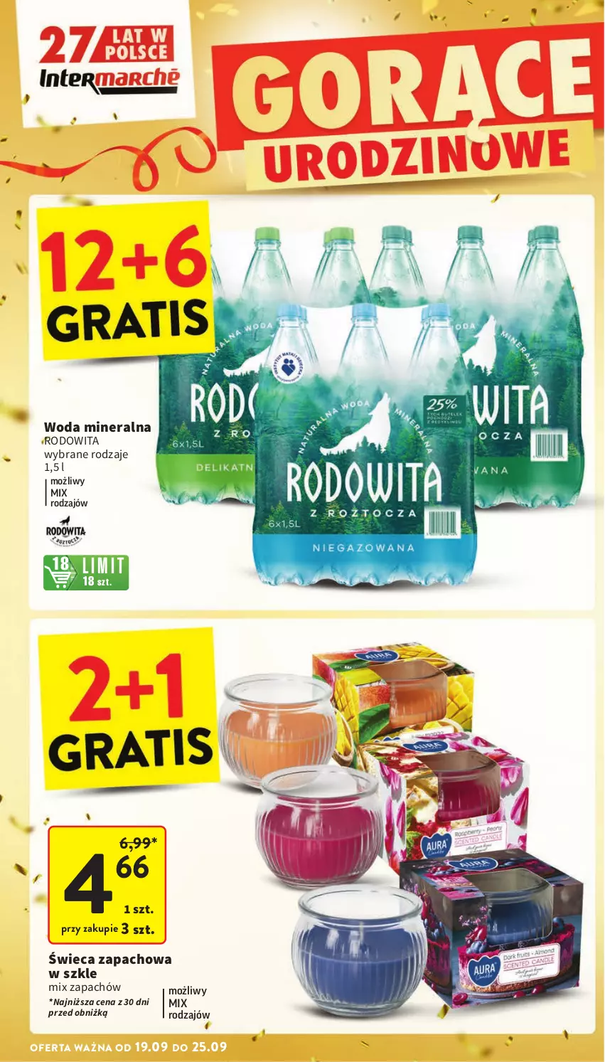 Gazetka promocyjna Intermarche - Gazetka Intermarche - ważna 19.09 do 25.09.2024 - strona 6 - produkty: Woda, Woda mineralna