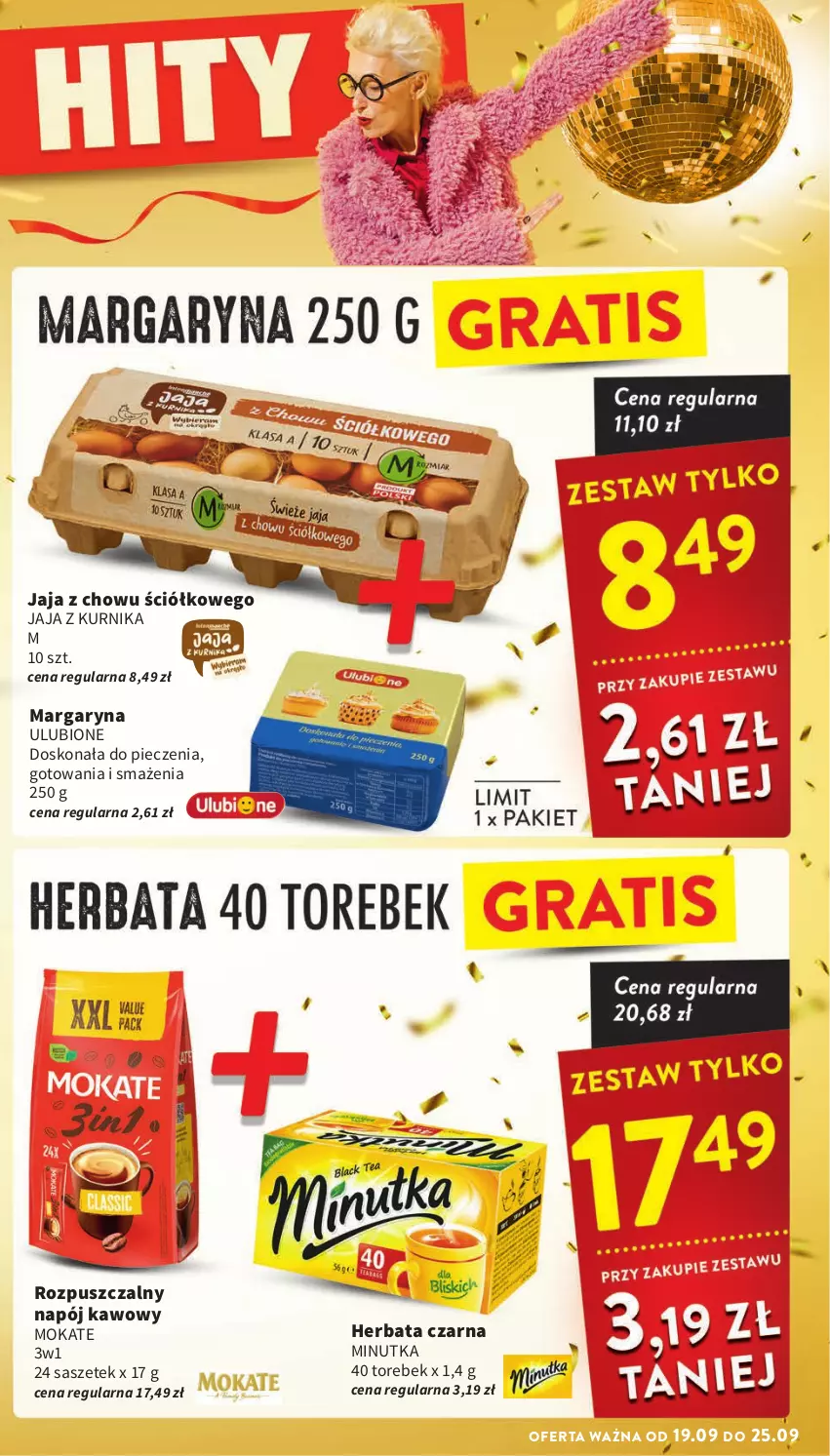 Gazetka promocyjna Intermarche - Gazetka Intermarche - ważna 19.09 do 25.09.2024 - strona 7 - produkty: Herbata, Herbata czarna, Jaja, Margaryna, Napój, Piec