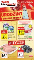 Gazetka promocyjna Intermarche - Gazetka Intermarche - Gazetka - ważna od 25.09 do 25.09.2024 - strona 1 - produkty: Piwo, Kurczak, Ser, Filet z piersi kurczaka, Tyskie, Serek, Serek twarogowy, Almette