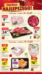 Gazetka promocyjna Intermarche - Gazetka Intermarche - Gazetka - ważna od 25.09 do 25.09.2024 - strona 12 - produkty: Kurczak, Kaczka, Kaczka faszerowana, Schab wieprzowy, Szponder wołowy, Kotlet, Jabłka, Fa