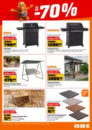 Gazetka promocyjna Obi - Gazetka OBI - Gazetka - ważna od 18.08 do 18.08.2026 - strona 13 - produkty: Huśtawka, Termometr, Stolik, Grill, Grill gazowy, Pokrywa