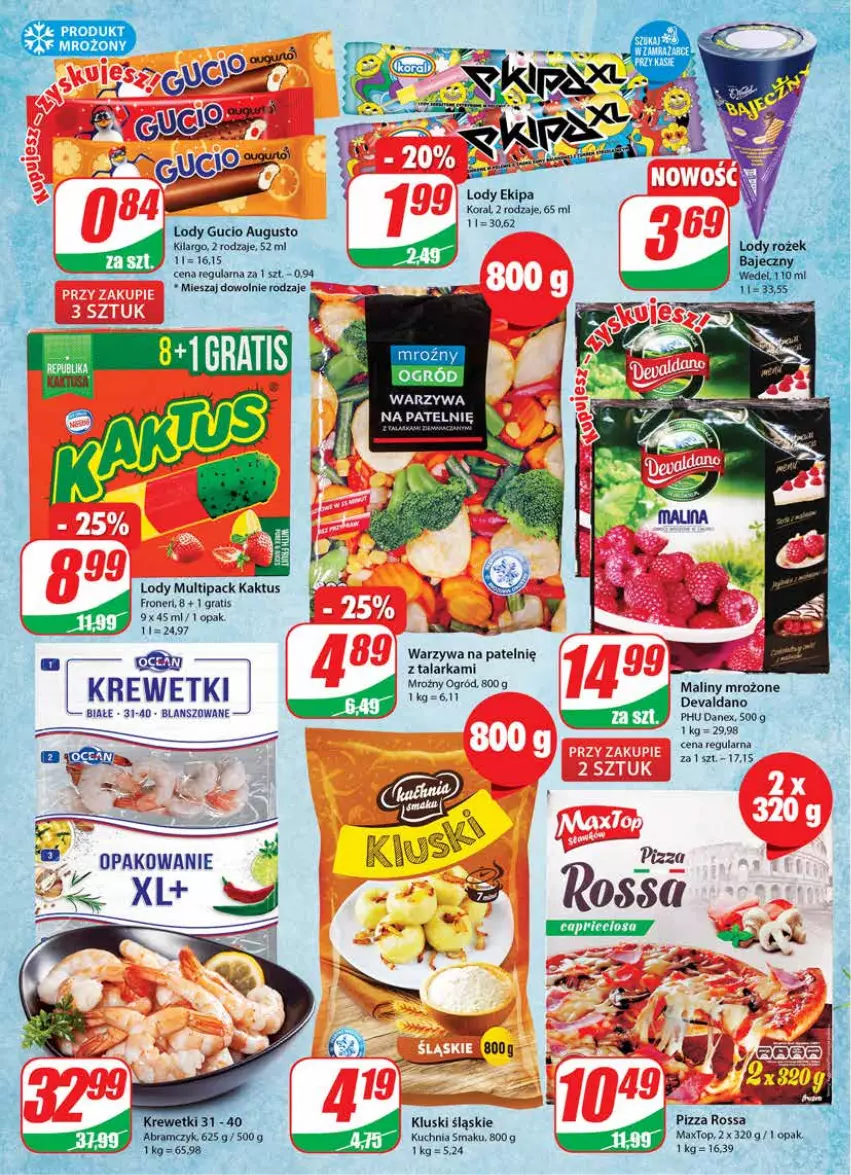 Gazetka promocyjna Dino - Gazetka - ważna 03.08 do 09.08.2022 - strona 10 - produkty: Gra, Kaktus, Kuchnia, Lody, Maliny, Ogród, Pizza, Top, Warzywa