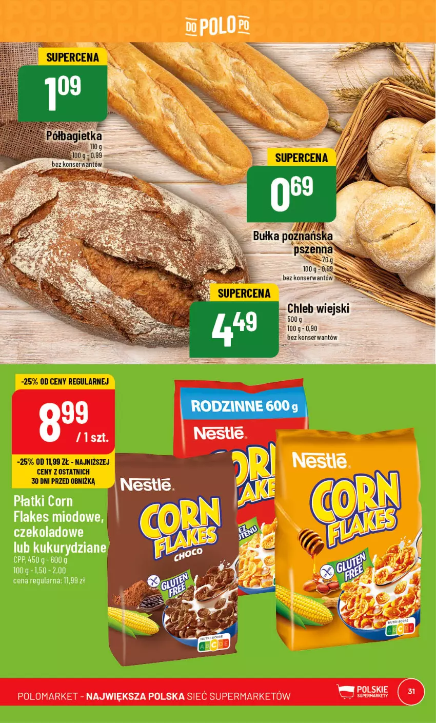 Gazetka promocyjna PoloMarket - Gazetka pomocyjna - ważna 28.06 do 04.07.2023 - strona 31 - produkty: Bagietka, Bułka, Chleb, Półbagietka, Ser