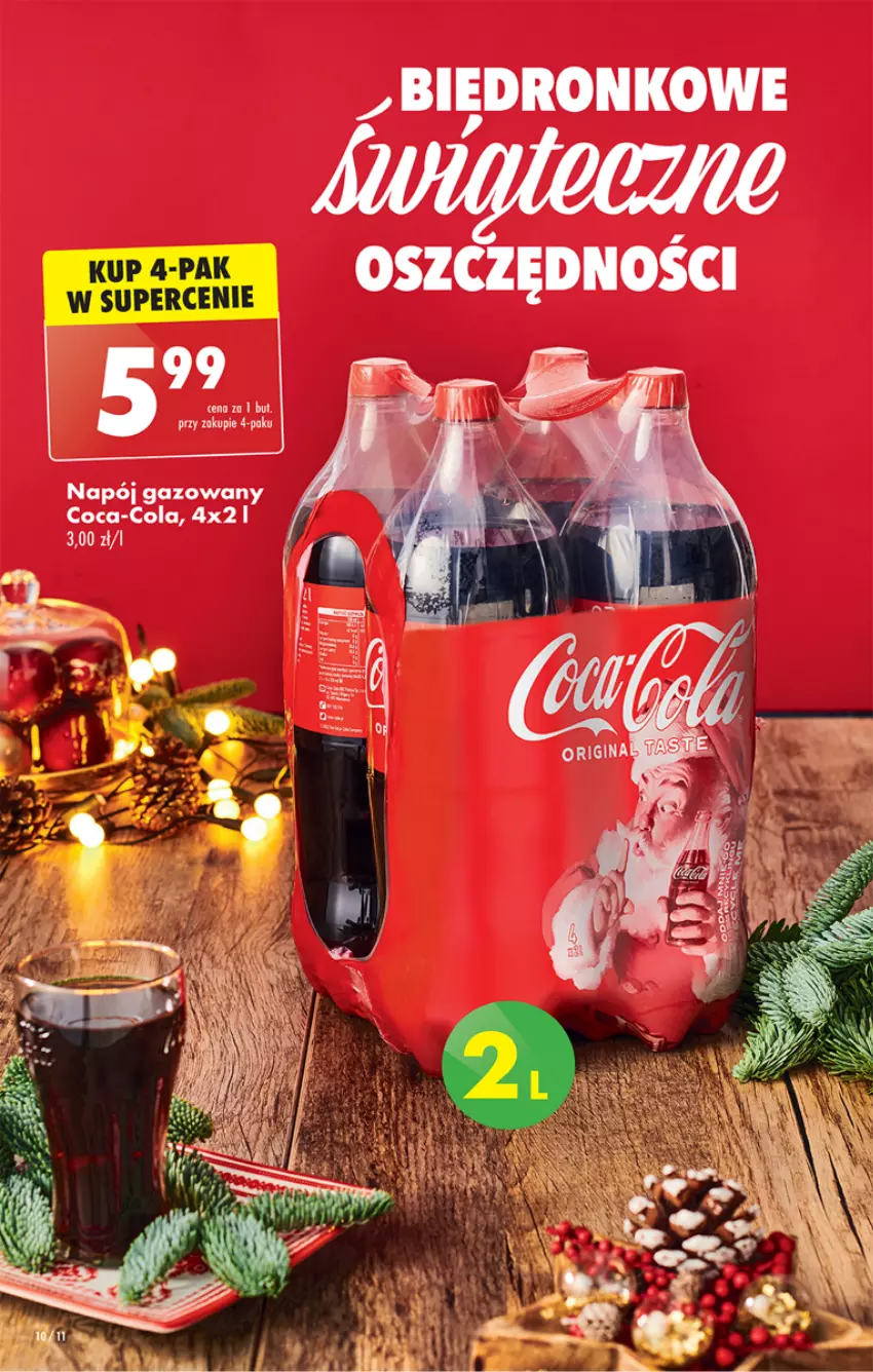 Gazetka promocyjna Biedronka - Gazetka - Biedronka.pl - ważna 19.12 do 24.12.2022 - strona 10 - produkty: Coca-Cola, Fa, Gin, Napój, Napój gazowany