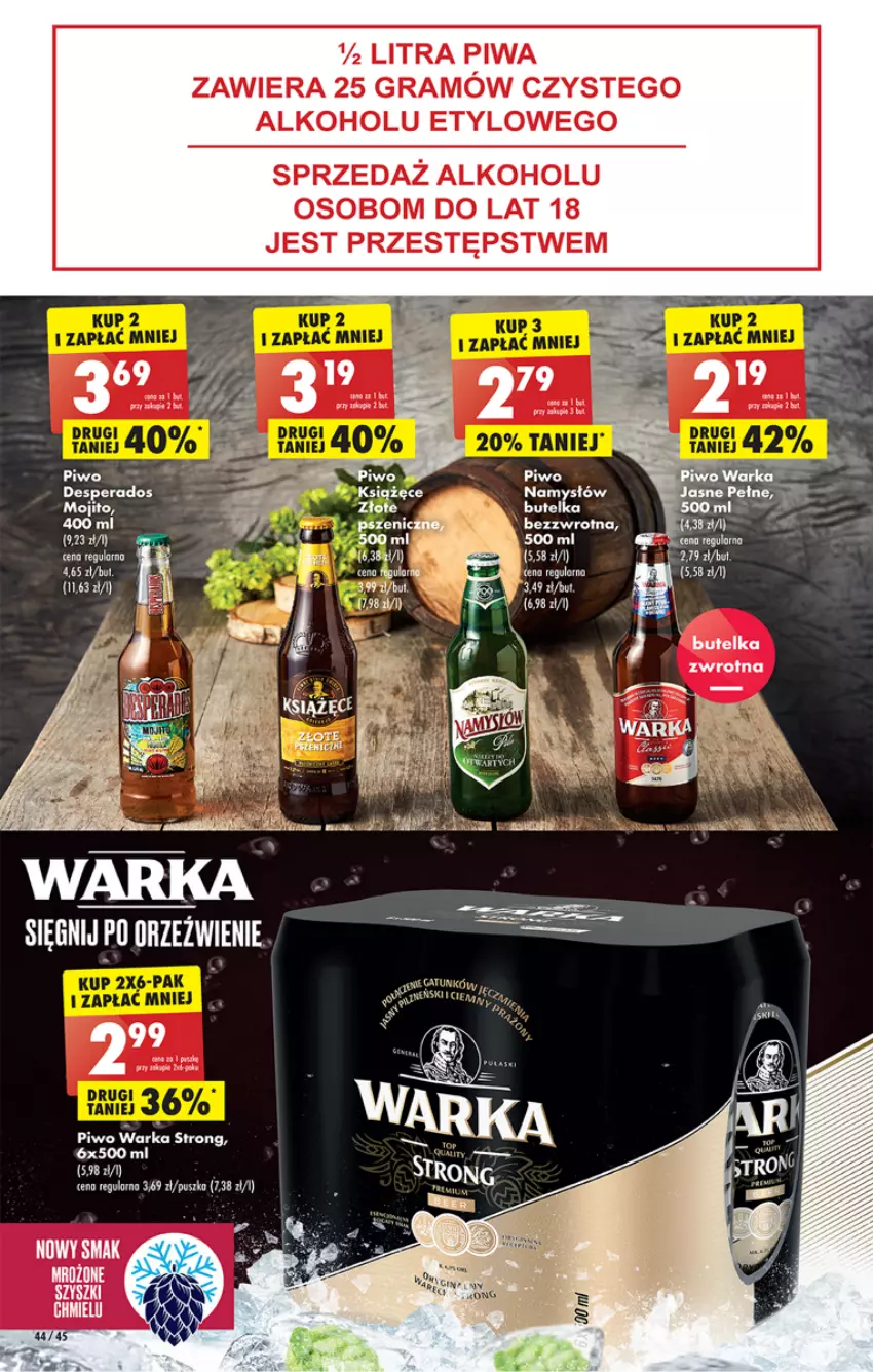 Gazetka promocyjna Biedronka - Gazetka - Biedronka.pl - ważna 19.12 do 24.12.2022 - strona 44 - produkty: Desperados, Fa, Gra, Piwa