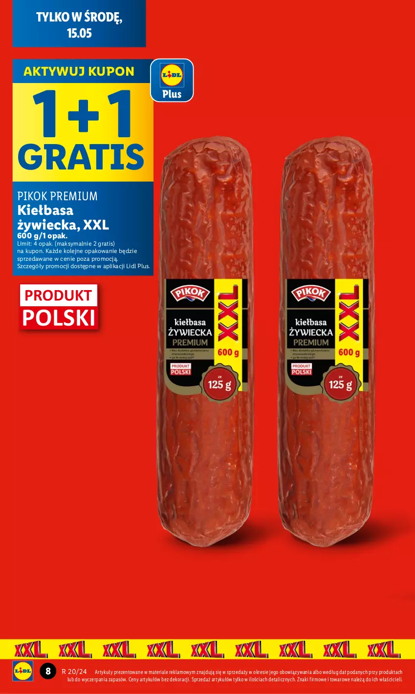 Gazetka promocyjna Lidl - GAZETKA - ważna 13.05 do 15.05.2024 - strona 10 - produkty: Gra, Kiełbasa, Olej, PIKOK