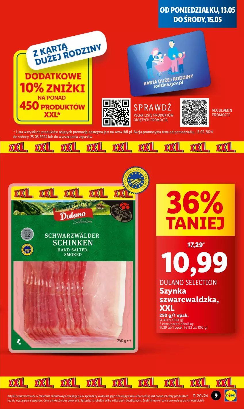 Gazetka promocyjna Lidl - GAZETKA - ważna 13.05 do 15.05.2024 - strona 11 - produkty: Dulano, Szynka