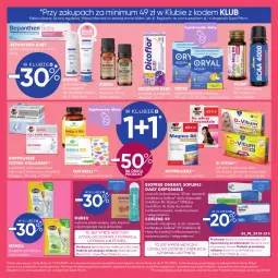 Gazetka promocyjna Super Pharm - Gazetka - Gazetka - ważna od 21.05 do 21.05.2025 - strona 11 - produkty: Dicoflor, Naturell, Soczewki kontaktowe, Top, Ser, Por, Pur, Mus, Kolagen, Probiotyk, Karp, Skarpetki, Kosmetyki do pielęgnacji, D-Vitum, Scholl, Dzieci, Doppelherz, Bepanthen, Prezerwatyw, Olej, Durex
