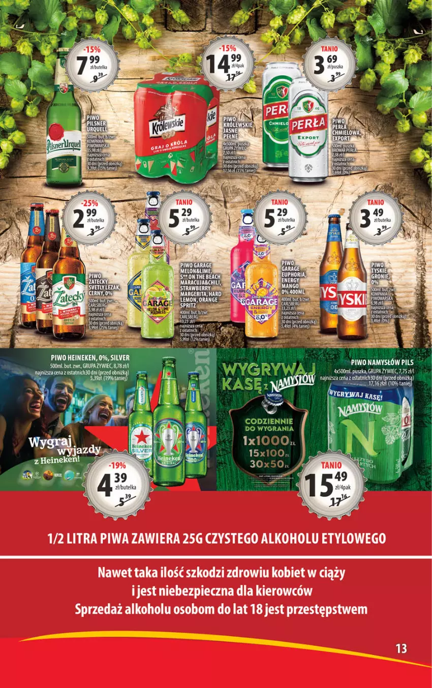 Gazetka promocyjna Arhelan - Gazetka - ważna 14.06 do 23.06.2024 - strona 13 - produkty: Carlsberg, Fa, Heineken, Królewski, Mafia, Obraz, Piec, Piwa