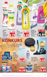 Gazetka promocyjna Kaufland - OFERTA TYGODNIA - Gazetka - ważna od 20.10 do 20.10.2021 - strona 43 - produkty: Ludwik, Cif, Do mycia naczyń, Finish, Lovela, Air Wick, Tablet, Proszek do prania, Cillit Bang, Płyn do mycia naczyń, Odplamiacz, Woolite, Mleczko, Calgon, Płyn do mycia, Vanish, Lysol, Zmywarki, Bryza, LG