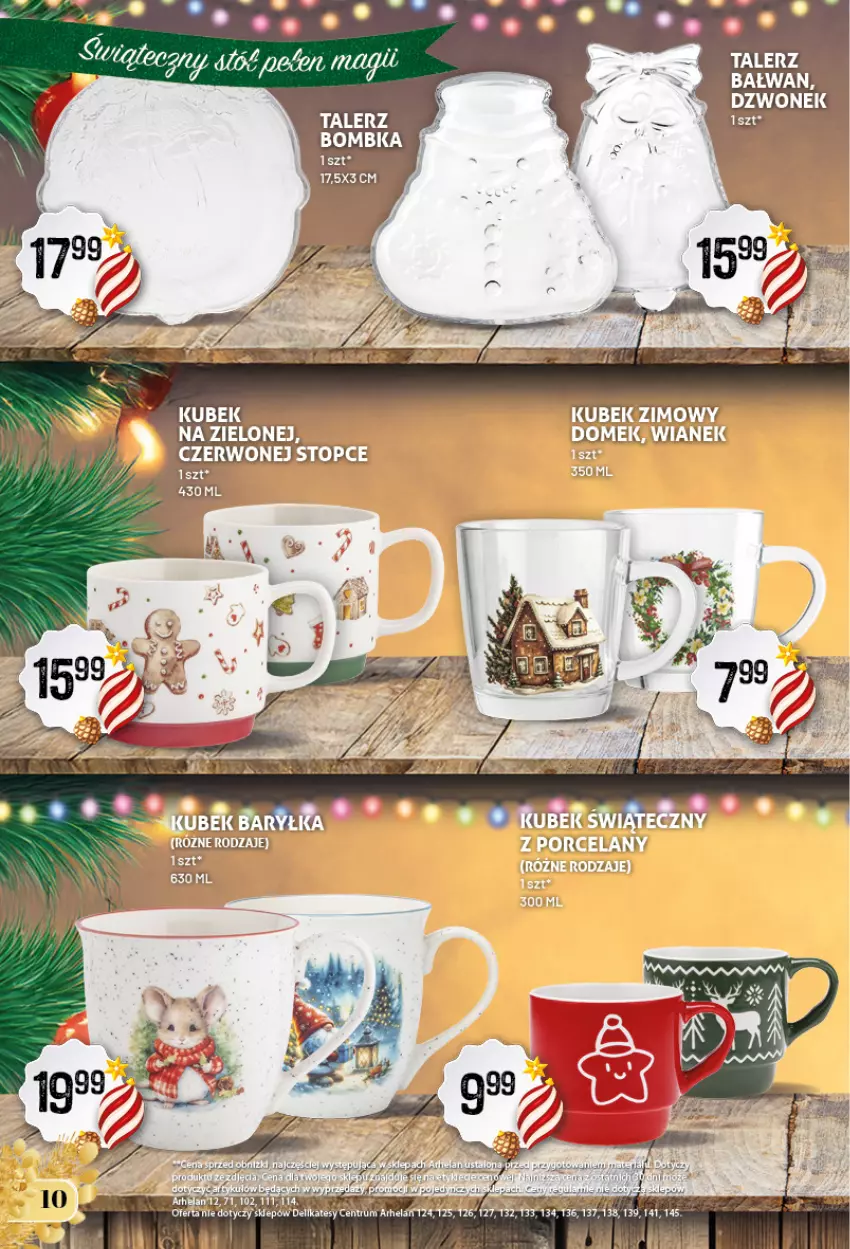 Gazetka promocyjna Arhelan - Gazetka - ważna 28.11.2025 do 05.01.2026 - strona 10 - produkty: Kubek, Talerz, Top