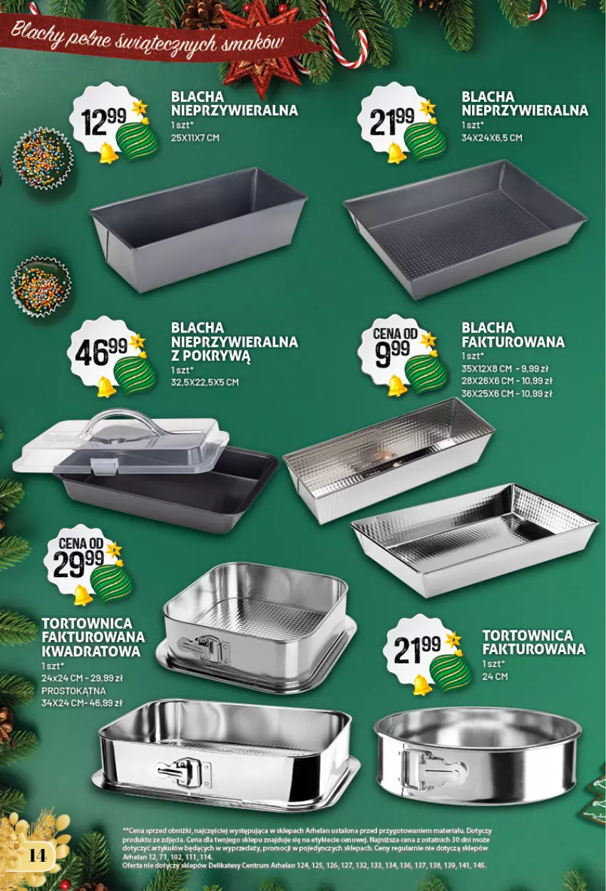 Gazetka promocyjna Arhelan - Gazetka - ważna 28.11.2025 do 05.01.2026 - strona 14 - produkty: Fa, Rum, Ser, Tortownica