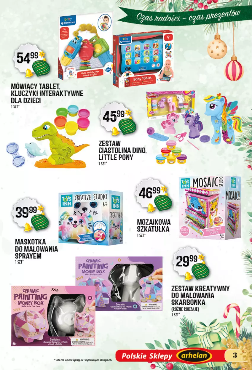 Gazetka promocyjna Arhelan - Gazetka - ważna 28.11.2025 do 05.01.2026 - strona 3 - produkty: Dzieci, Fa, Szkatułka, Tablet, Tera