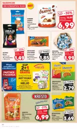 Gazetka promocyjna Kaufland - Gazetka tygodnia - Gazetka - ważna od 21.02 do 21.02.2024 - strona 50 - produkty: Krakus, Gra, Cukier, Kinder Bueno, Beskidzki, Kawa, Bajgle, Herbatniki, Baton, Cukierki, Waga, Krakuski, Helio, Kinder, Beskidzkie paluszki