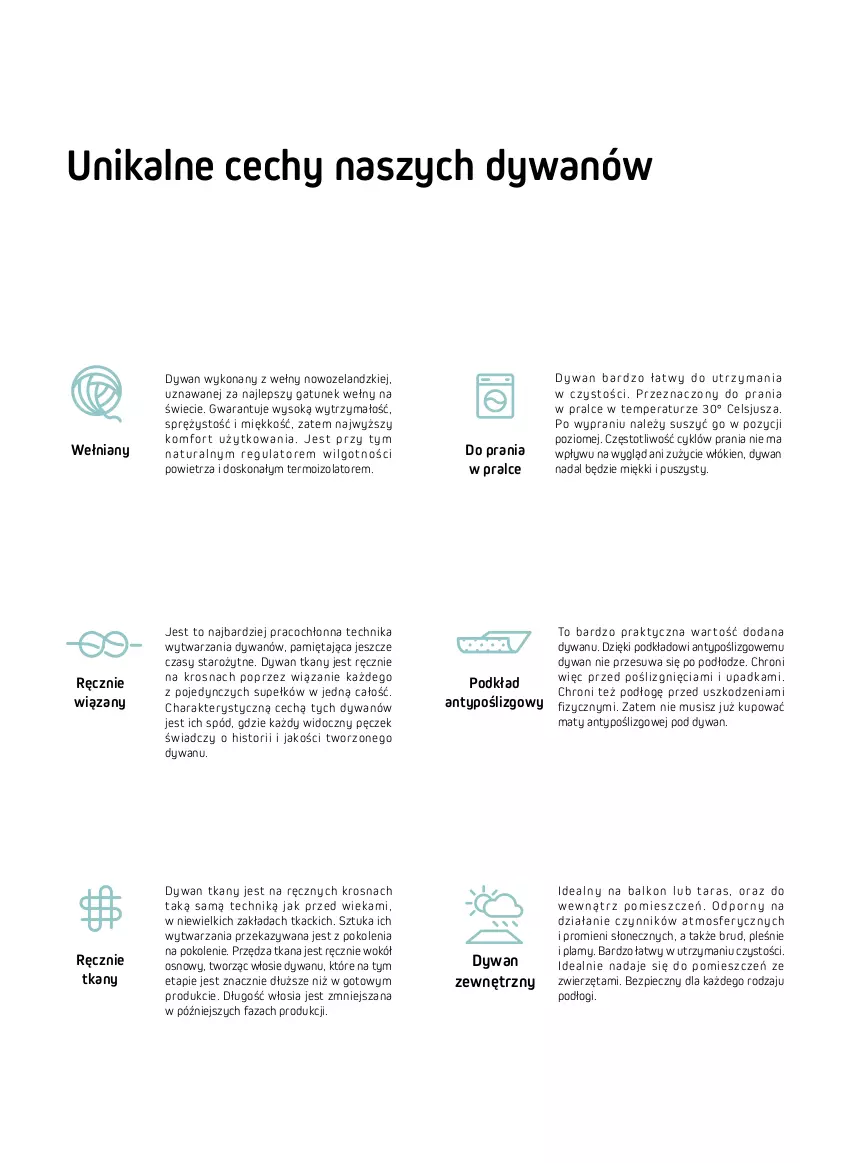 Gazetka promocyjna Komfort - Dywany 2020/2021 - ważna 01.07.2020 do 31.07.2021 - strona 4 - produkty: Dywan, Fa, LG, Mięta, Mus, Piec, Podkład, Sok, Zwierzęta