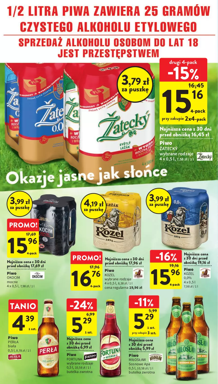 Gazetka promocyjna Intermarche - Gazetka Intermarche - ważna 06.07 do 12.07.2023 - strona 32 - produkty: Fortuna, Koc, Kozel, Okocim, Perła, Piwo, Sos