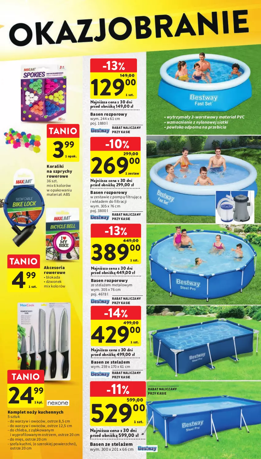 Gazetka promocyjna Intermarche - Gazetka Intermarche - ważna 06.07 do 12.07.2023 - strona 37 - produkty: BIC, Chleb, Dzwonek, Fa, Noż, Por, Rower