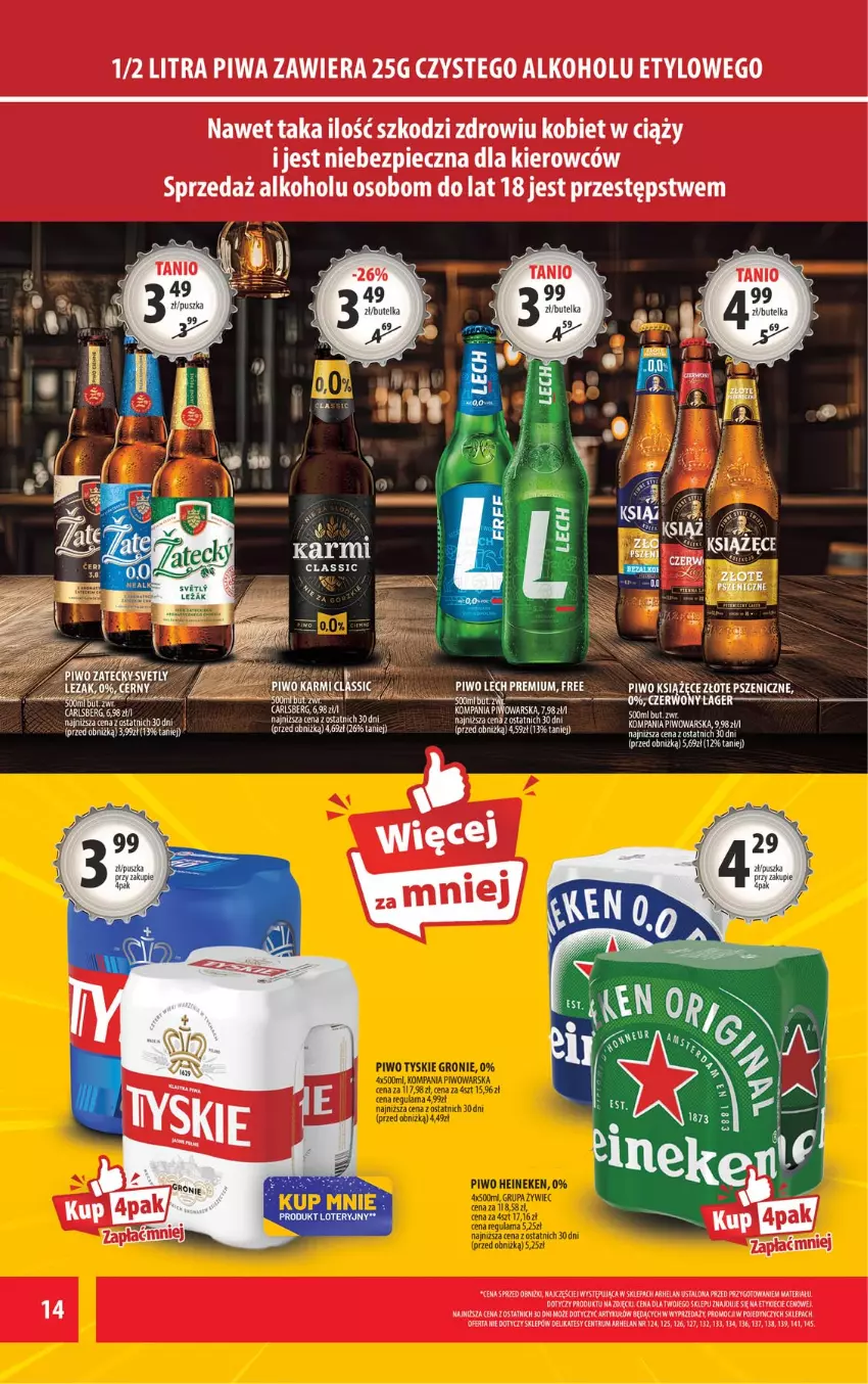 Gazetka promocyjna Arhelan - Gazetka - ważna 07.11 do 16.11.2025 - strona 14 - produkty: Fa, Karmi, Lech Premium, Piec, Piwa, Piwo, Rum
