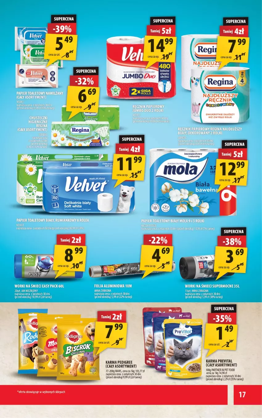 Gazetka promocyjna Arhelan - Gazetka - ważna 07.11 do 16.11.2025 - strona 17 - produkty: Ariel, Fa, Gin, Mars, Pedigree, Rolki