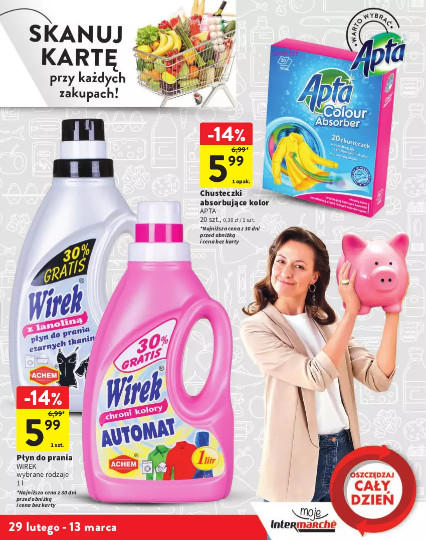 Gazetka promocyjna Intermarche - Gazetka Intermarche - ważna 29.02 do 13.03.2024 - strona 19 - produkty: Chusteczki, Płyn do prania