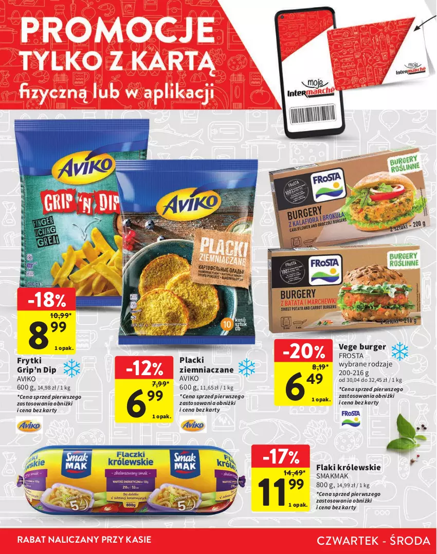 Gazetka promocyjna Intermarche - Gazetka Intermarche - ważna 29.02 do 13.03.2024 - strona 6 - produkty: Burger, Flaki, Frosta, Frytki, Królewski, Lack