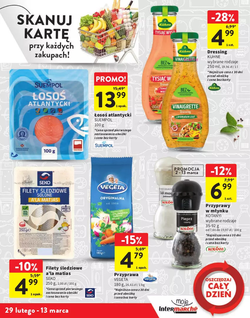 Gazetka promocyjna Intermarche - Gazetka Intermarche - ważna 29.02 do 13.03.2024 - strona 9 - produkty: Dres, Przyprawy, SEKO, Suempol, Vegeta