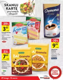 Gazetka promocyjna Intermarche - Gazetka Intermarche - Gazetka - ważna od 13.03 do 13.03.2024 - strona 13 - produkty: Gra, Krem do tortów, Granola, Bakalland