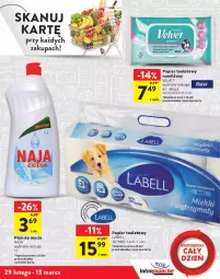 Gazetka promocyjna Intermarche - Gazetka Intermarche - Gazetka - ważna od 13.03 do 13.03.2024 - strona 21 - produkty: Papier, Bell, Papier toaletowy, Velvet, Płyn do mycia, Nawilżany papier