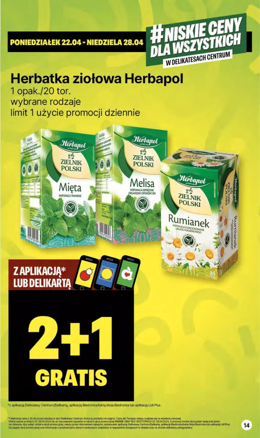 Gazetka promocyjna Delikatesy Centrum - NOWA GAZETKA Delikatesy Centrum od 25 kwietnia! 25.04-01.05.2024 - ważna 25.04 do 01.05.2024 - strona 14 - produkty: Dron, Fa, Herbapol, Rum, RYOR