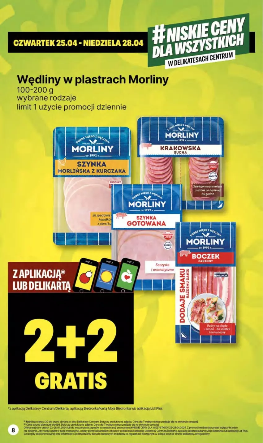 Gazetka promocyjna Delikatesy Centrum - NOWA GAZETKA Delikatesy Centrum od 25 kwietnia! 25.04-01.05.2024 - ważna 25.04 do 01.05.2024 - strona 8 - produkty: Sałat, Szynka