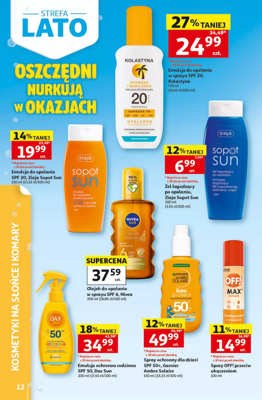 Gazetka promocyjna Auchan - Gazetka 30 Lat Hipermarket Auchan - ważna 18.06 do 24.06.2026 - strona 12 - produkty: DAX, Dzieci, Emulsja, Garnier, Mule, Nivea, Olej, Ziaja