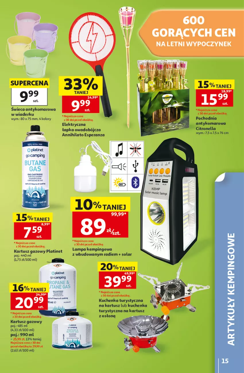 Gazetka promocyjna Auchan - Gazetka 30 Lat Hipermarket Auchan - ważna 18.06 do 24.06.2026 - strona 15 - produkty: Fa, Lampa, PLATINET, Tusz