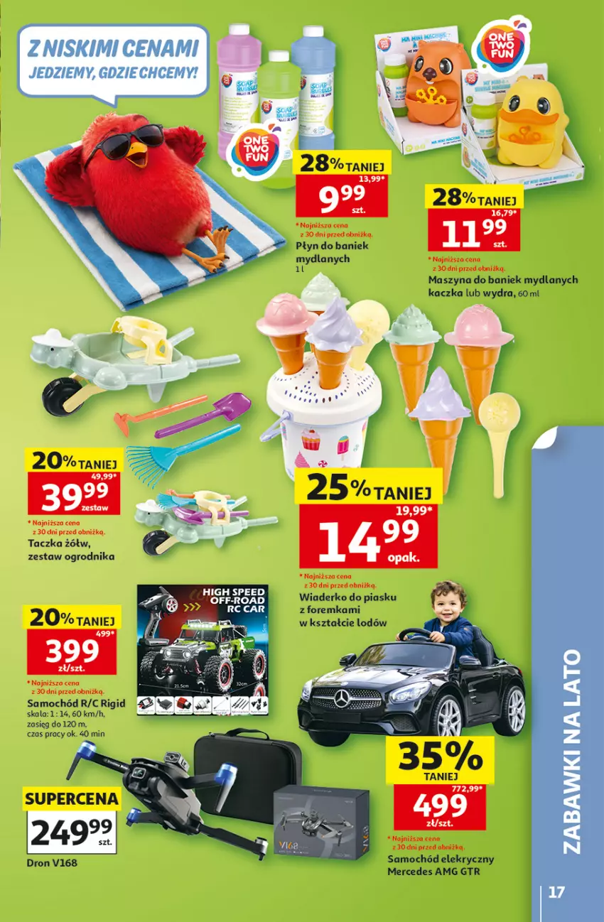 Gazetka promocyjna Auchan - Gazetka 30 Lat Hipermarket Auchan - ważna 18.06 do 24.06.2026 - strona 17 - produkty: Dron, Kaczka, Samochód, Szyna