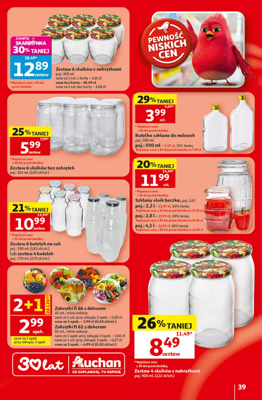 Gazetka promocyjna Auchan - Gazetka 30 Lat Hipermarket Auchan - ważna 18.06 do 24.06.2026 - strona 39 - produkty: LANA, Sok