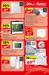 Gazetka promocyjna Auchan - Gazetka 30 Lat Hipermarket Auchan - Gazetka - ważna od 24.06 do 24.06.2026 - strona 37 - produkty: Ser, Kołdra, Serwetki, Poszewka, Prześcieradło, Wazon, Poduszka