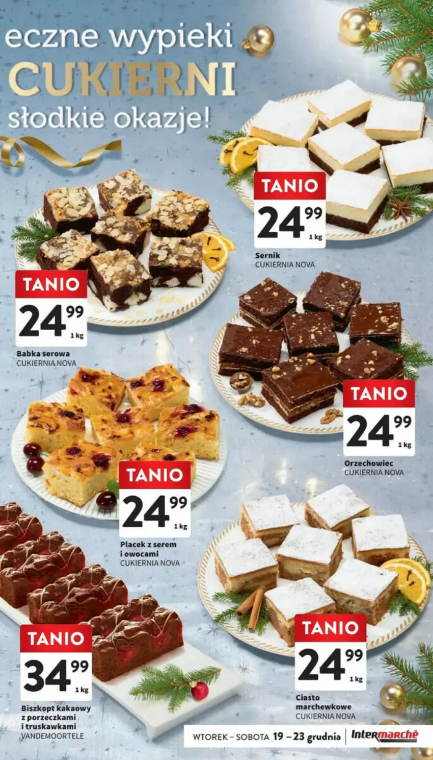 Gazetka promocyjna Intermarche - ważna 19.12 do 23.12.2023 - strona 3 - produkty: Babka, Cukier, Kakao, Ser