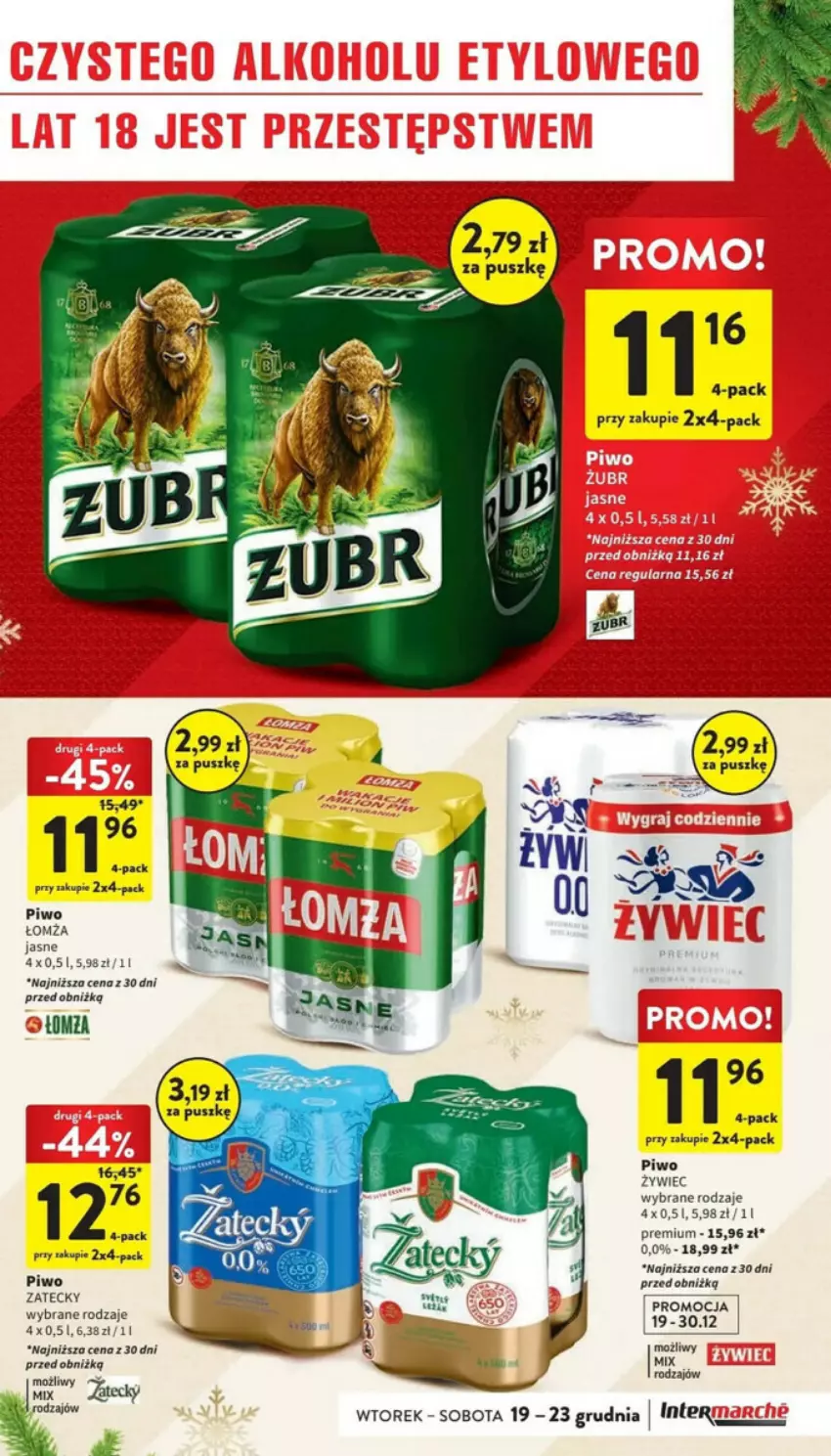 Gazetka promocyjna Intermarche - ważna 19.12 do 23.12.2023 - strona 38 - produkty: Piwo