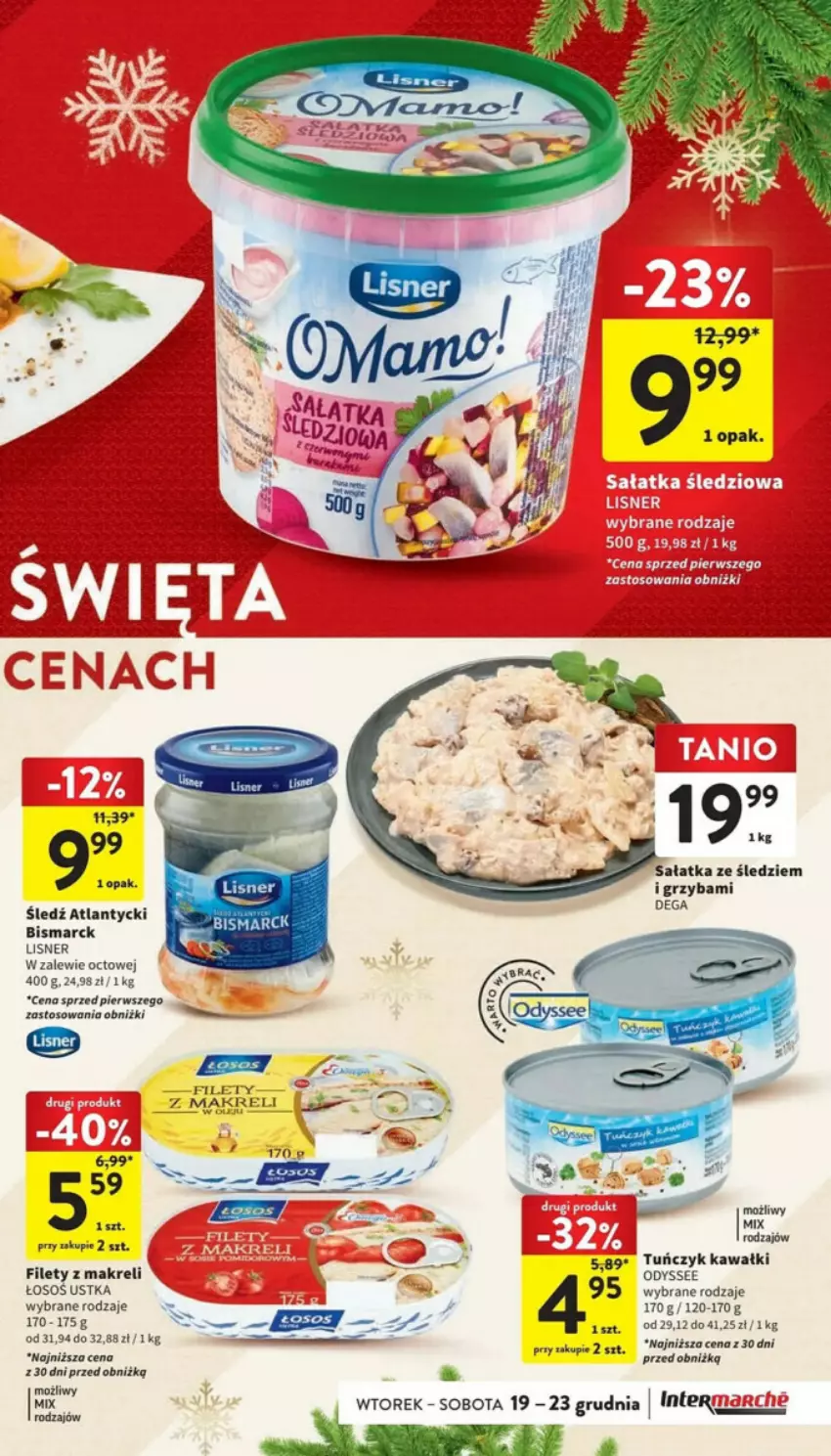 Gazetka promocyjna Intermarche - ważna 19.12 do 23.12.2023 - strona 7 - produkty: Dega, Kawa, Lisner, Sałat, Sałatka, Tera, Tuńczyk